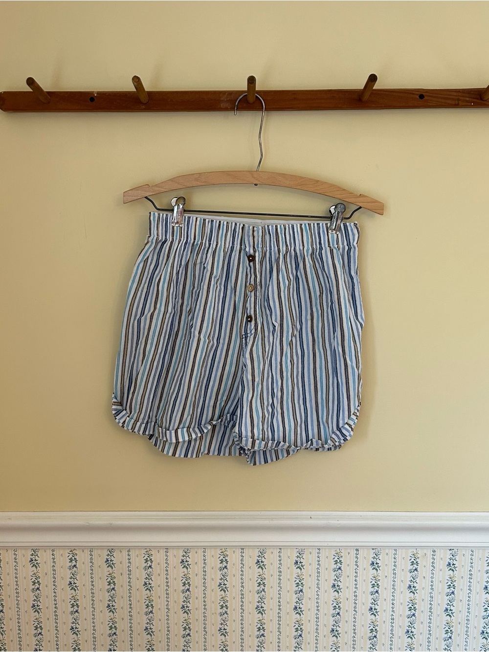 Free People Intimately Striped Shorts